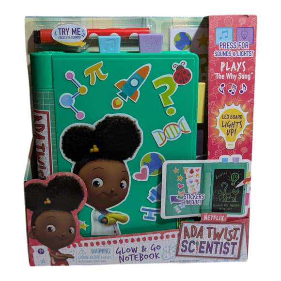 ADA Twist Scientist -- Glow & Go Notebook -- NEW - Picture 1 of 6